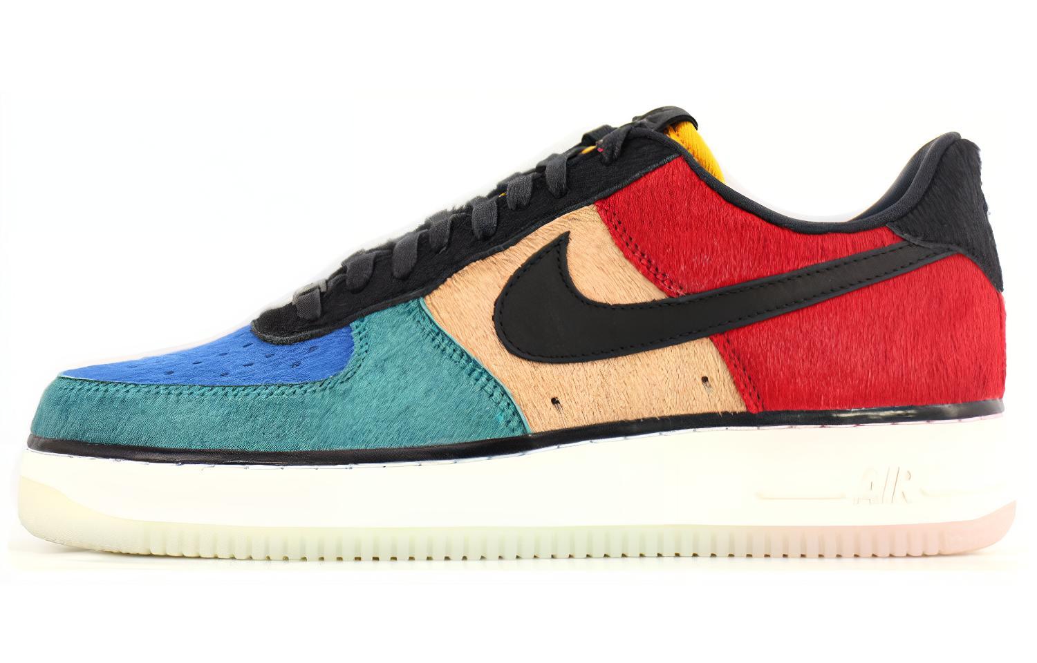 

Nike Air Force 1 07 Premium Red Blue Black Women s 616725-400 36.5