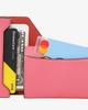 Matt [Refurbished] Toscana Full Grain Leather V Business Card Holder Pink