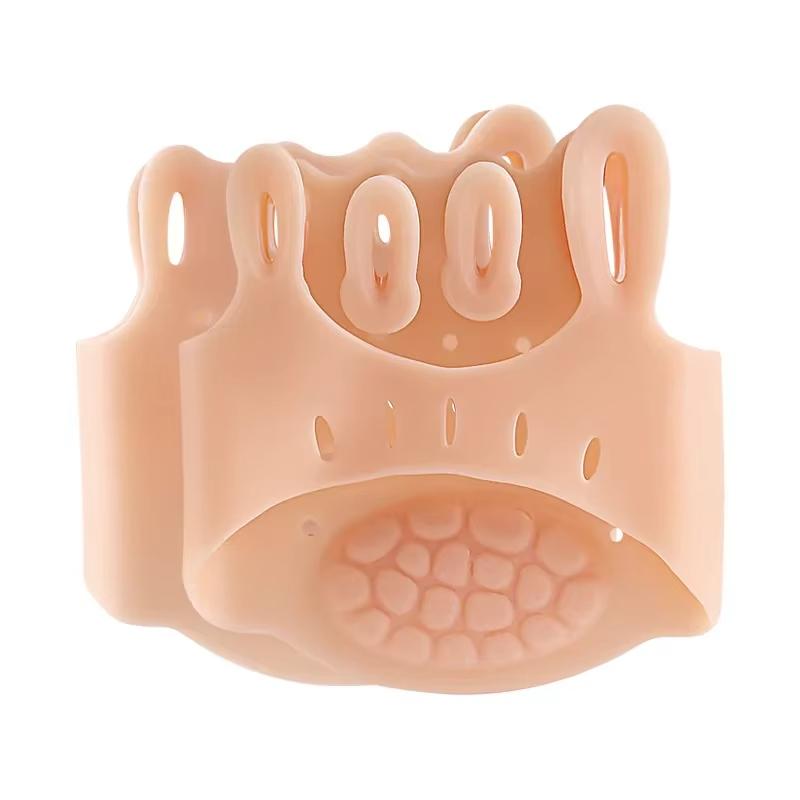 Corrector de Juanete de Gel de Silicona 1 Par Separadores de Dedos Almohadillas para el Antepié Soportes Ortopédicos Hallux Valgus Separadores Ortopédicos para el Pie