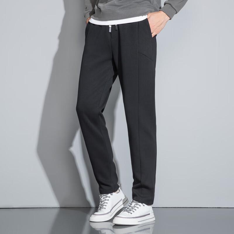 Men's Elastic Waist Cotton Casual Trousers