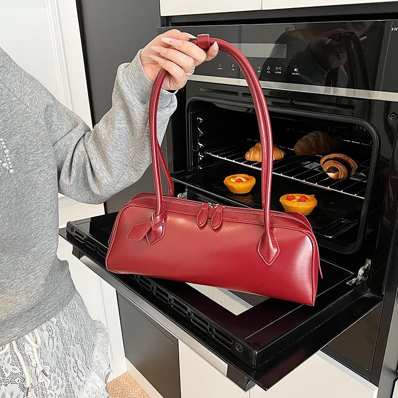 Borsa Lenticchia, Borsa Baguette a Manico Lungo, Borsa a Spalla, Borsa da Lavoro, Borsa a Tracolla