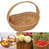 Кошик для хліба Зберігання Ручний плетіний Контейнер Плетений Легкий Для подачі