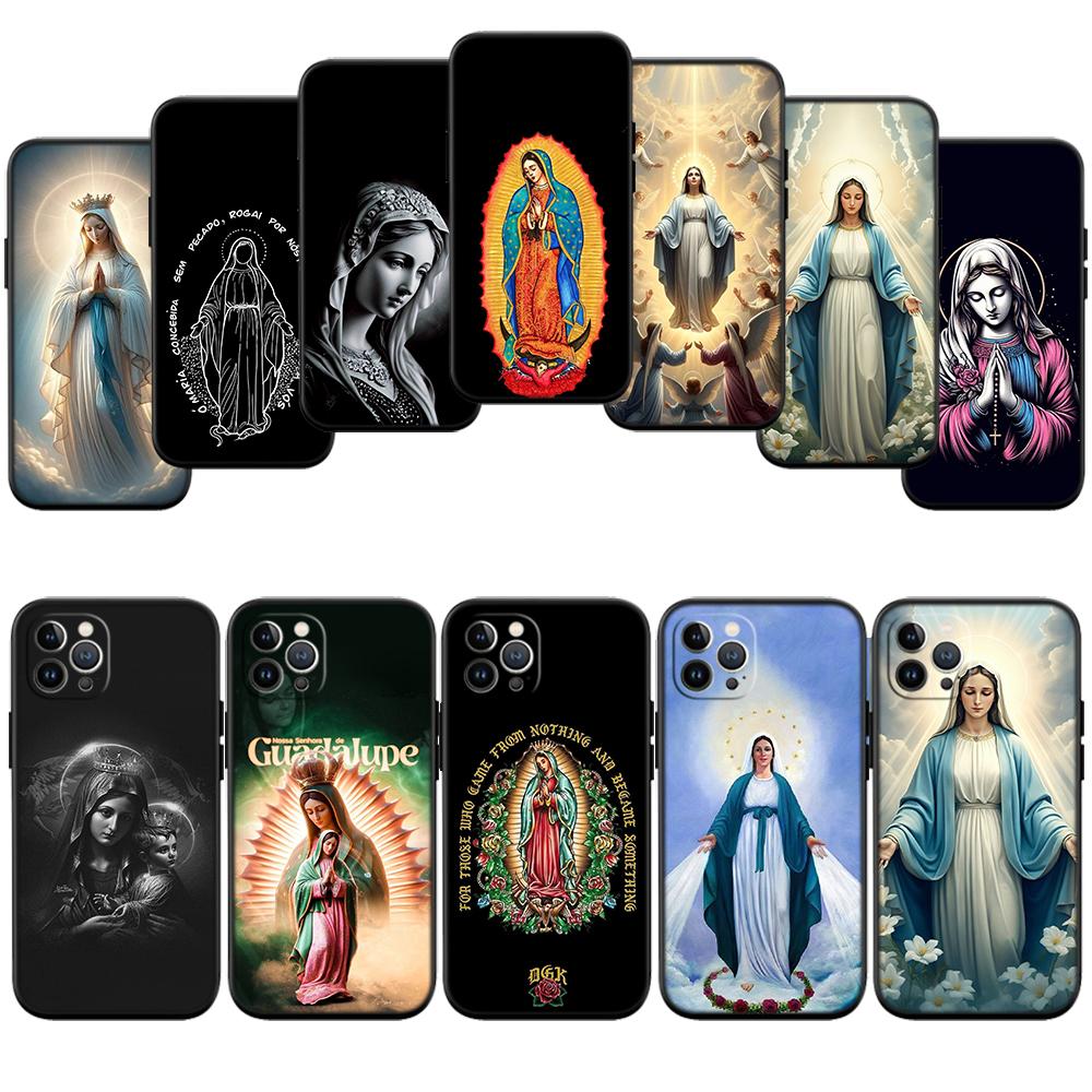 BH47 Virgen Maria Phone Case for Samsung Galaxy S20 S21 S22 Ultra FE + Plus A21S A22 A24 A25 A26 A30 A30S A31