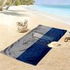 Hertha Soul Print Beach Towel, Large Soft Quick Dry Towel for Beach Camping Swimming