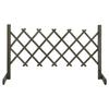 VidaXL Garden Trellis Fence Garden Separator Support for Climbing Plants Outdoor Flower Bed Grey 120x60 314823
