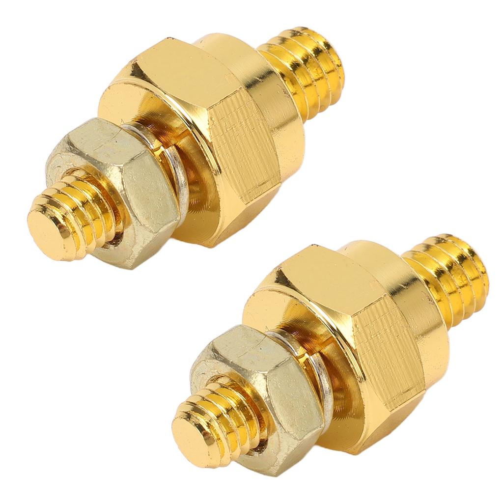 2 Pcs Battery Terminal Adapters Brass Battery Terminal Adapters Side Post Charging System Bolt