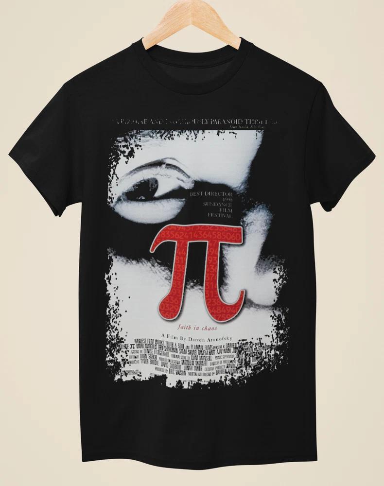 Pi Movie Poster Inspired Unisex Black TShirt S