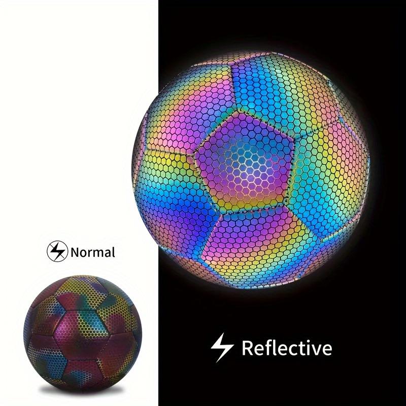 Color Reflective No. 5 Luminous Football for Training and Competition