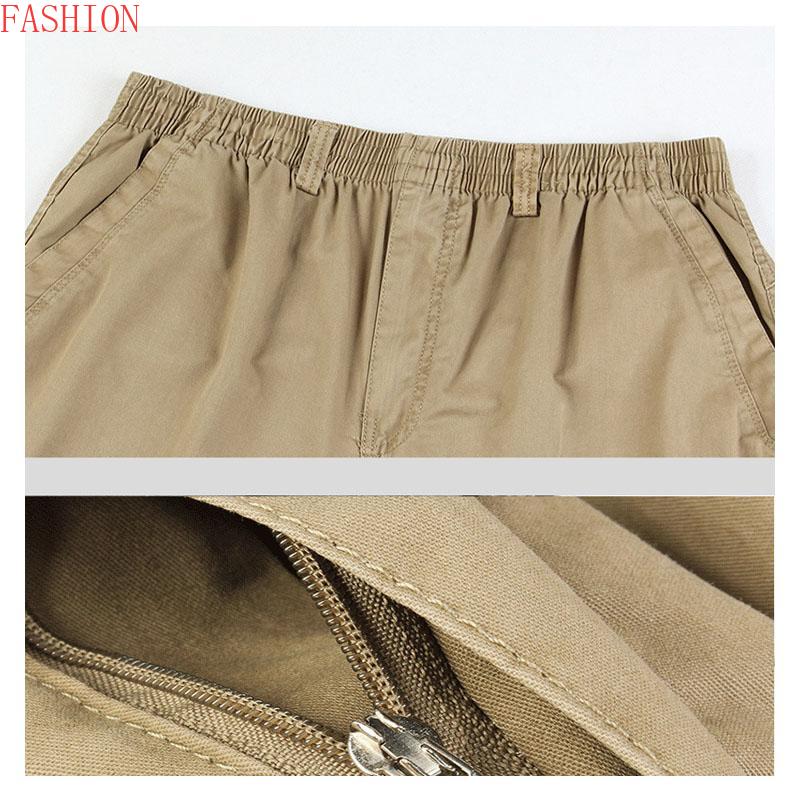 Νέα καλοκαιρινά ανδρικά βαμβακερά παντελόνια casual φόρμες συν μεγεθών Ανδρικές φόρμες που αναπνέουν άνετες απορρόφηση ιδρώτα μονόχρωμο επαγγελματικό ίσιο παντελόνι