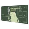 Cute Green Frog Mouse Pad 350*600 Card Desk Mat Large Computer Office Mousepad XL Anti-slip for MTG DTCG CCG RPG Trading Playmat