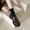 Platform Children's Small Leather Shoes Spring New One-pedal Soft-soled Mary Jane Single Shoes