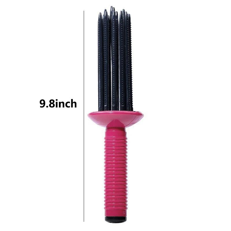 Hair Fluffy Styling Curler Comb Hair Curler Comb Heatless Curling Roller Hair Styling Tools Women's roll comb Air Volume