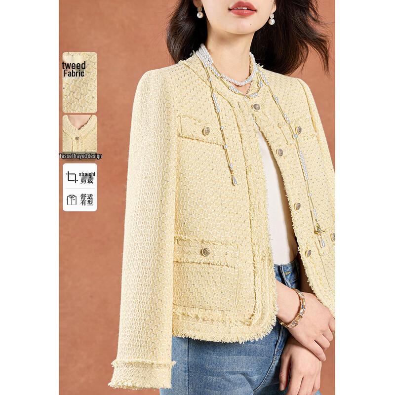 Mei Lannie Little Fragrance Style Tassel Jacket XL