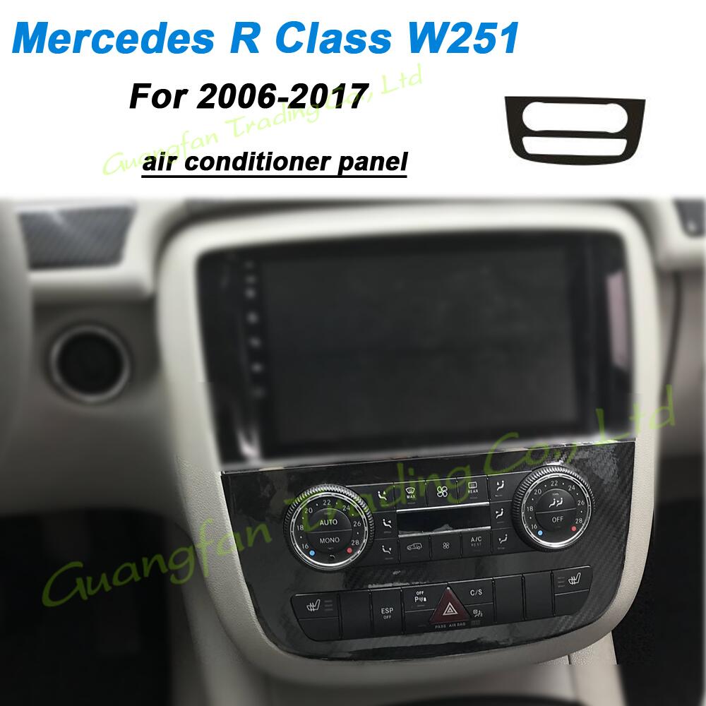For Mercedes R Class W251 2006-2017 Car-Styling  Carbon Fiber Car Interior Center Console Color Change Molding Sticker Decals