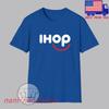 IHOP International House of Pancake Men#039;s Blue Size S5XL Unisex T-Shirt