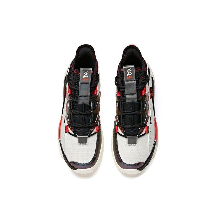 Anta Lifestyle Series Thompson G6 Low Top Sneakers Men Sneakers White Black Gray 112128089-5