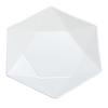 Hexagonal Ceramic Stir-Fry Plate for Home and Commercial Use