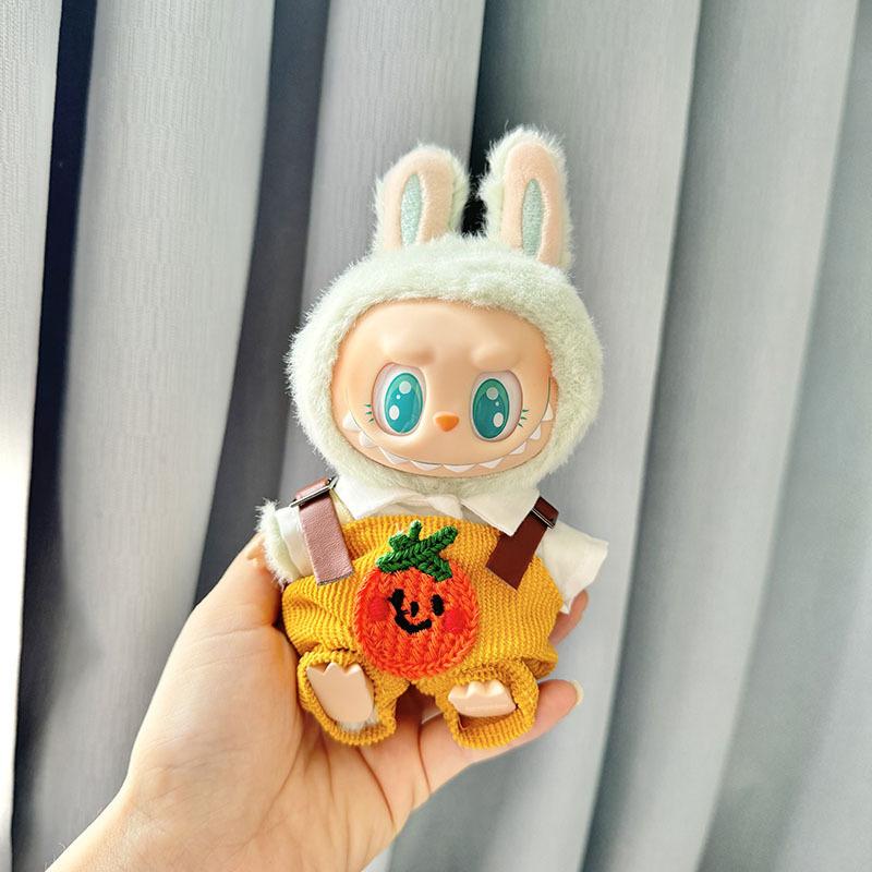 Original Second Generation Labubu Monster Have A Seat Series Cute Doll Clothestoy Ornaments Only Clothes Cute Doll Toy Gift