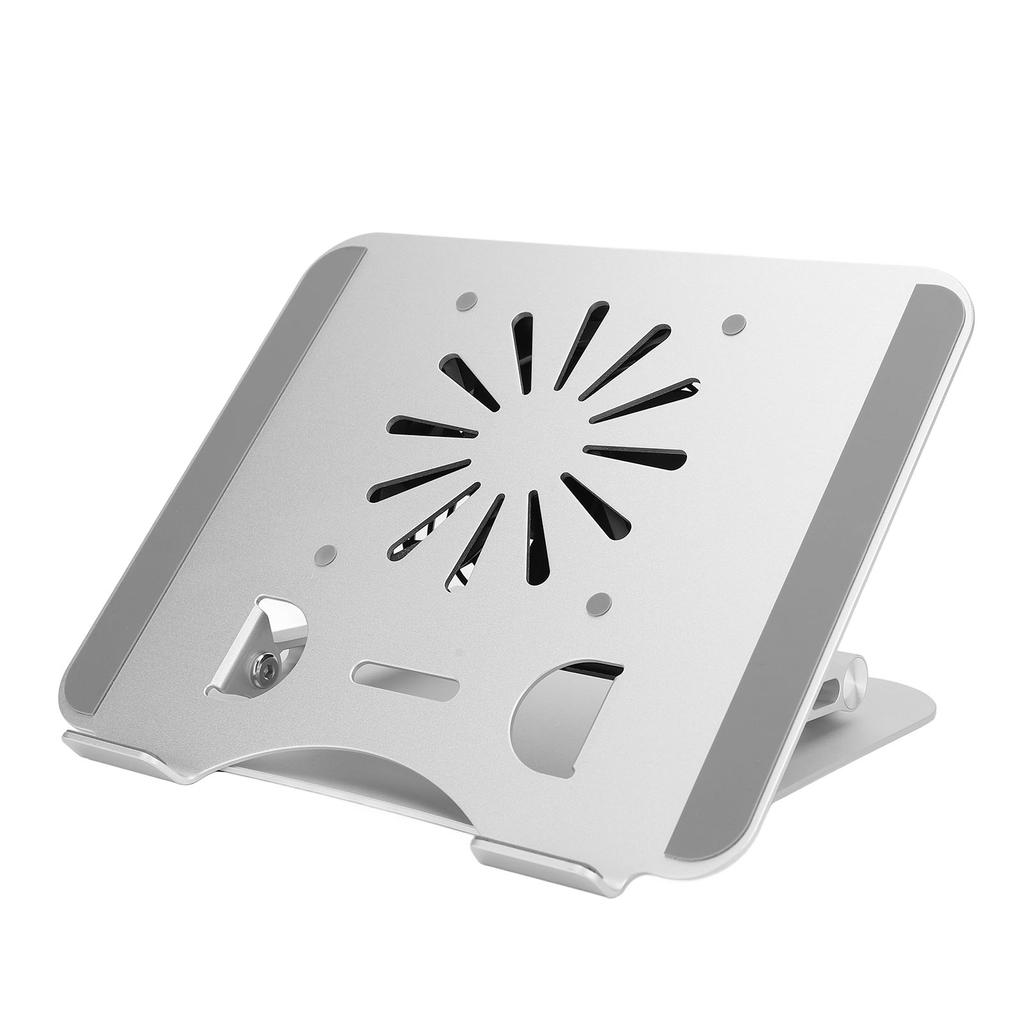 Suporte para refrigerador de laptop de 17 pol. Liga de alumínio Elevável Dobrável Portátil com Ventilador de Base USB