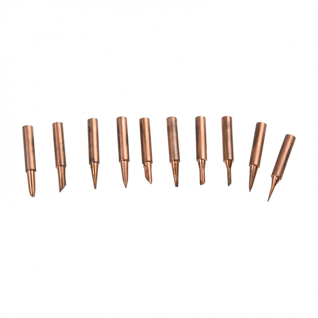10pc/Set Soldering Tip 900M-T Soldering Tip Copper Useful High quality Practical