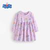 Peppa Pig Girls' Long Sleeve Cartoon Dress - Autumn Collection