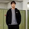 Customus Princess Line Oversized Fleece-Lined Zip-Up Hoodie Cfucowkhja01 Bla
