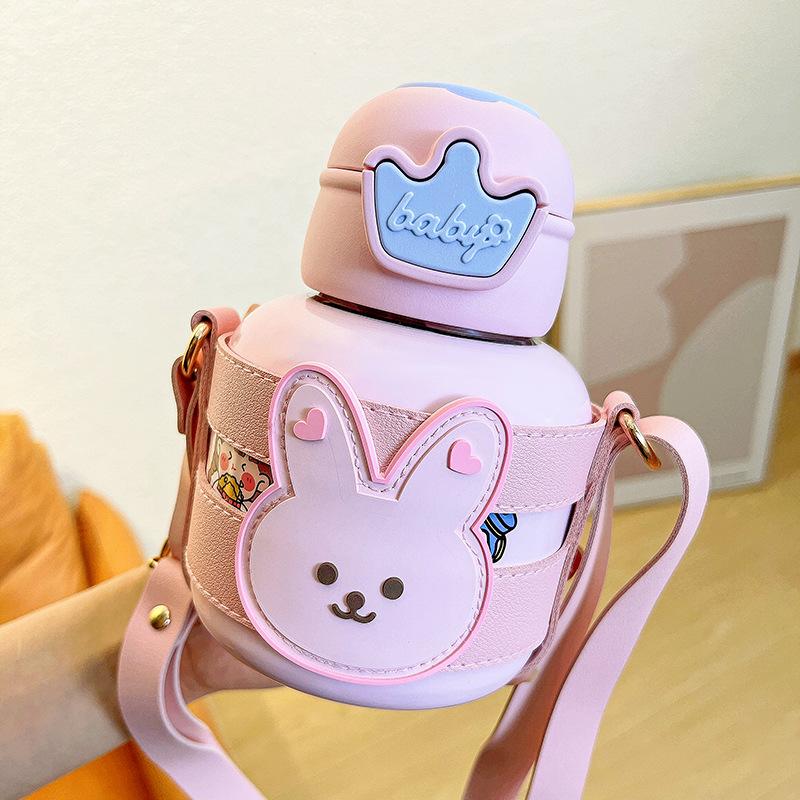 Víceúčelový přenosný termoska 400ml Vakuové termosky Přenosná nerezová termoska Láhev na vodu Cestovní hrnek na čaj Kancelářská termoska