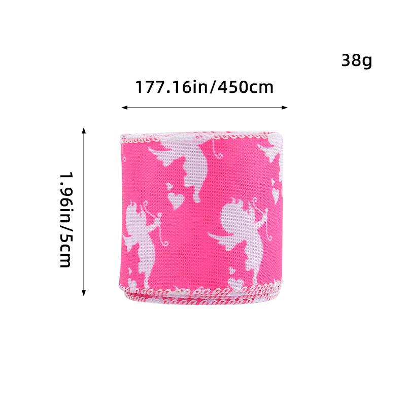 

Упаковка подарка ко Дню святого Валентина с кружевом и принтом в виде губ, романтическая композиция для фестиваля Циси, аксессуары U2-27 Cupid