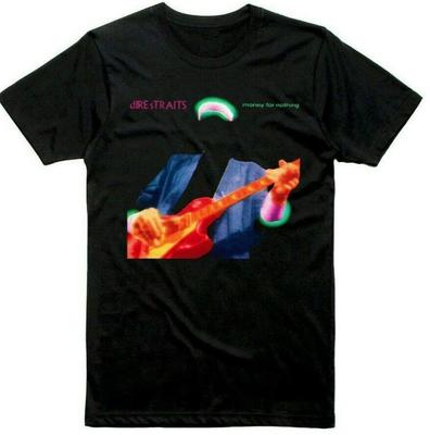 T-Shirt Dire Straits Money For Nothing Regalo Divertente Vintage Per Uomini Donne
