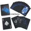 Wolf Dog Black Blue Playing Cards Board Games PVC Child Kids Toys Waterproof Children Toy White Deck Card Game Set Collect Gift