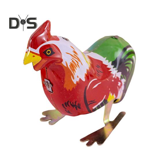 1/4 шт. Заводна іграшка-тварина Ностальгічний вінтаж, діти, дорослі, заводна пружина, металева жаба, що стрибає, півень, щур, кролик, іграшка, сувеніри для вечірок