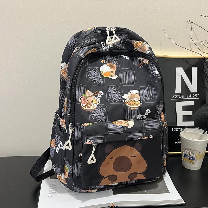 New cartoon animation backpack cute printing large capacity casual simple spine backpack manufacturer