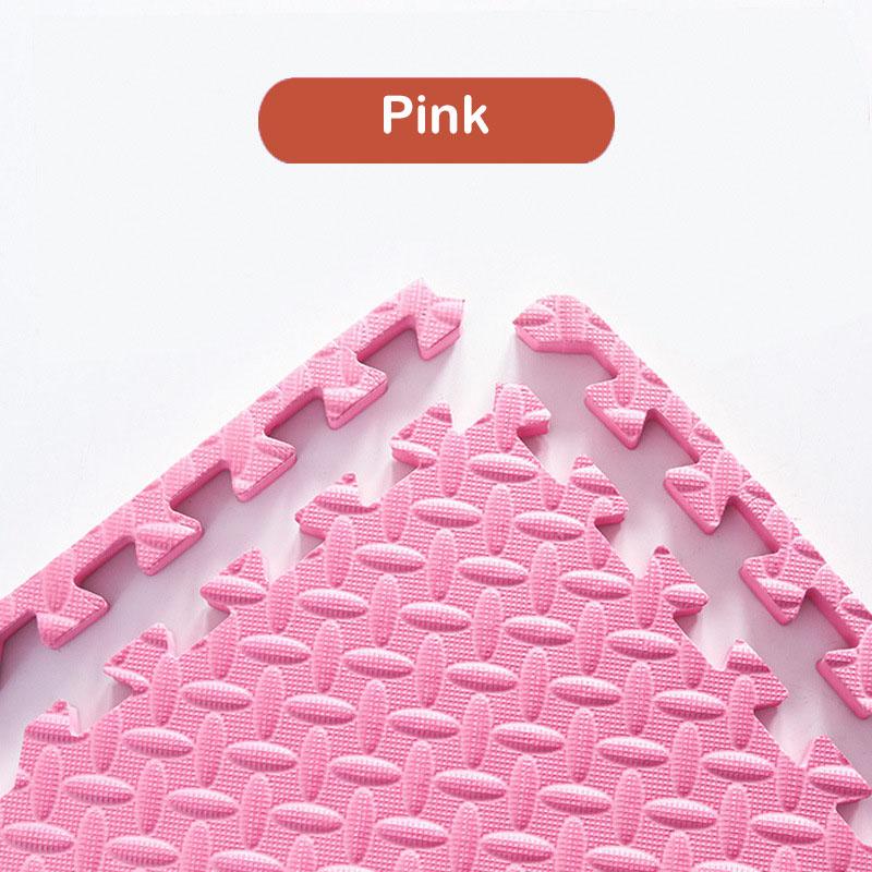 2,5CM 12PCS EVA pěnové zámkové dlaždice Ochranná podlaha Vodotěsná protiskluzová spojovací podložka Tělocvična Cvičení Jóga Fitness Pad