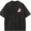 Dan Da Dan Anime Lover Washed T-shirt Year round clothing high quality personality Clothes Plus Size Unisex New Model Couples tee