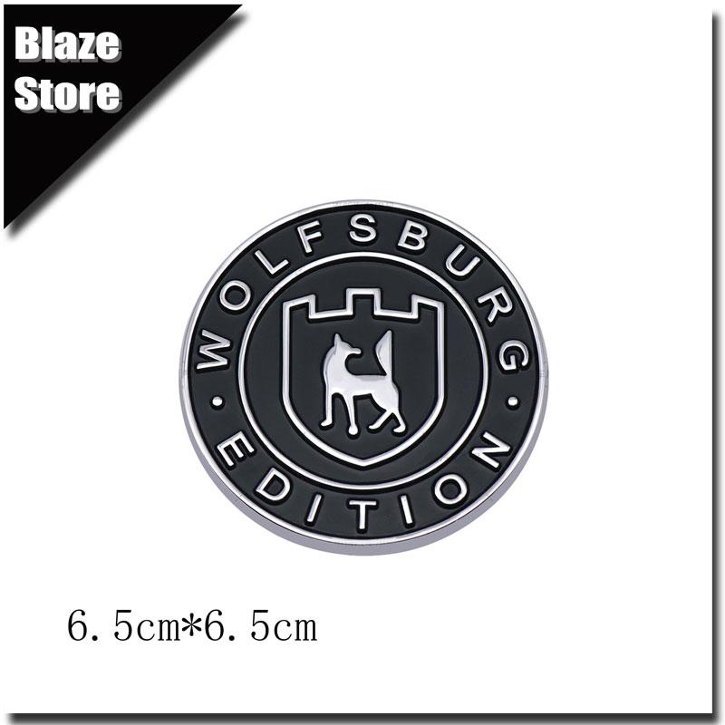 3D Metall Auto Karosserie Kühlergrill Plakette WOLFSBURG EDITION Emblem Auto Aufkleber Für Polo Golf Santana Passat Käfer Touareg