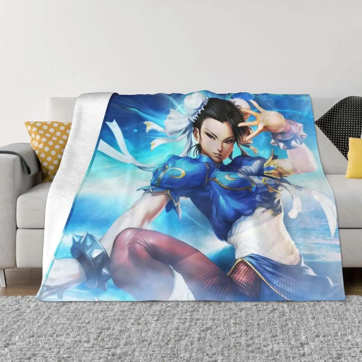 Chun Li Throw Blanket for babies Fluffys Large Extra Large Throw Retros Blankets 75x90cm