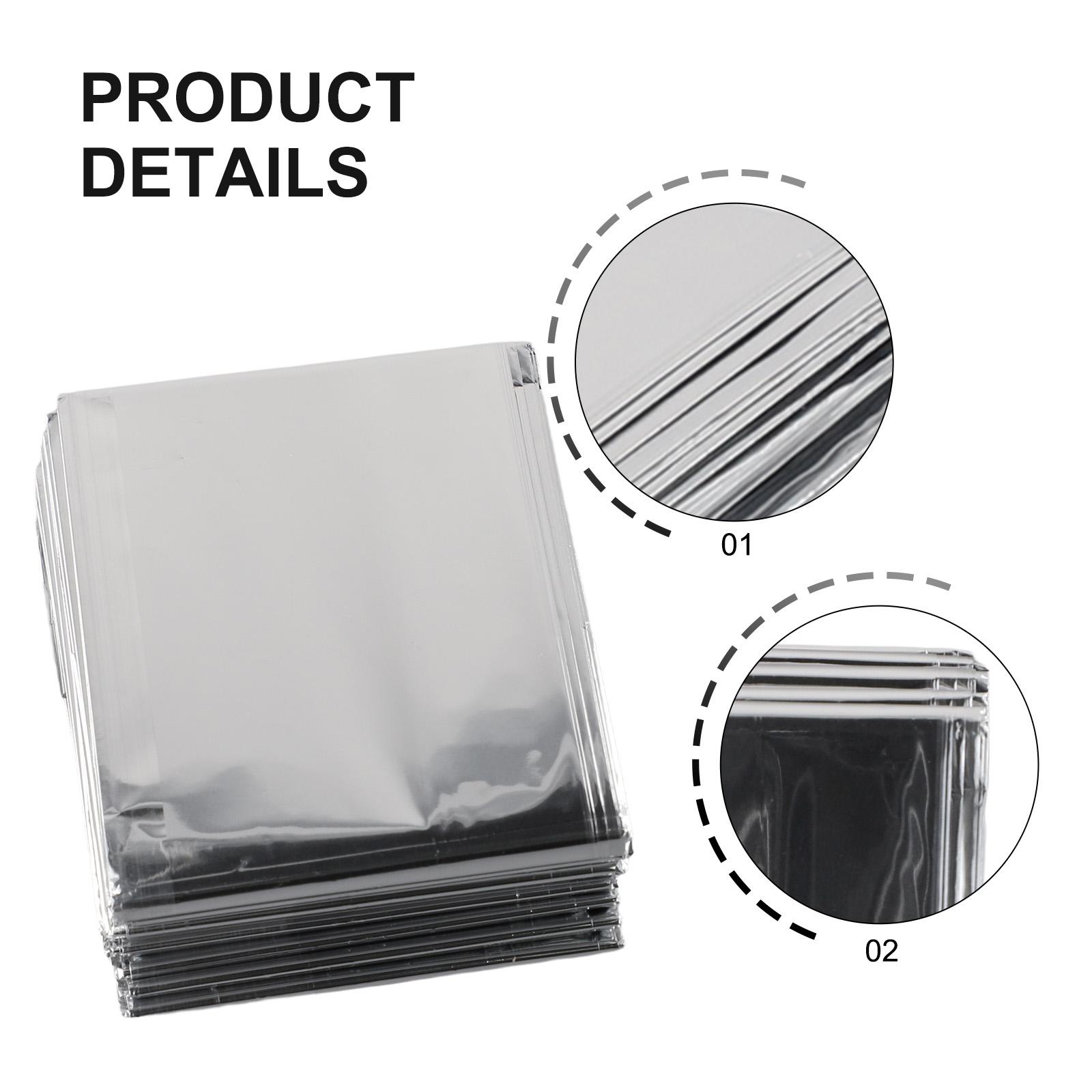 

Outdoor Versatile Reflective Film Silver Blanket Mylar Film Covering Foil Sheets For Plantation Tent Room Garden Tools Accessory 130cm X 210cm