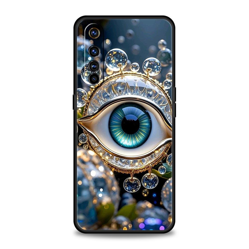 Fashion Eyelashes Eyes Case For Realme C67 C63 C55 C53 C35 C25 C21 GT 2 3 5 6 10 11 12 13 Pro Plus 5G Soft TPU Phone Cover Capas