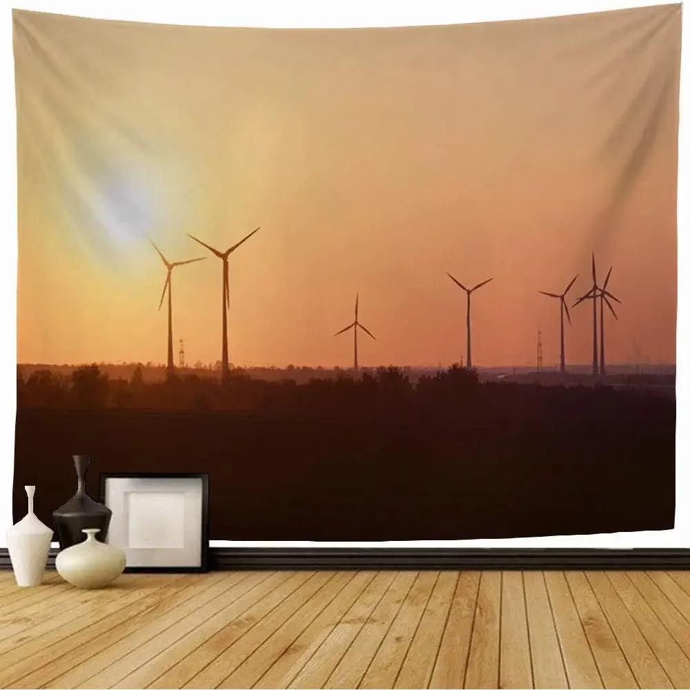 Гобелен с изображением ветряной турбины — фото 12