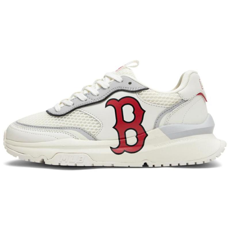 MLB Chunky Runner Boston Red Sox Нескользящие Устойчивые к истиранию Низкие Chunky Кроссовки, Двухслойные Унисекс Слоновая кость Кроссовки 3ASHRJ13N-43IVS 38