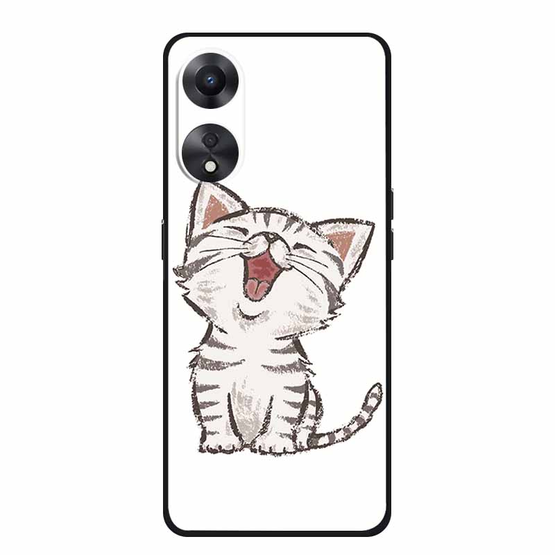 For Honor X5 Plus Phone Case Cover Lion Wolf Tiger Cat Black Silicone Soft Back Cases For Honor X5 Plus Case X5Plus Coque Fundas