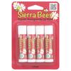 Organic Lip Balm, Pomegranate, 4 Pack, 4.25G (0.15Oz) Each