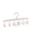 12-Hook Rotatable Multifunctional Plastic Hanger for Clothes, Underwear, Vests, and Hats