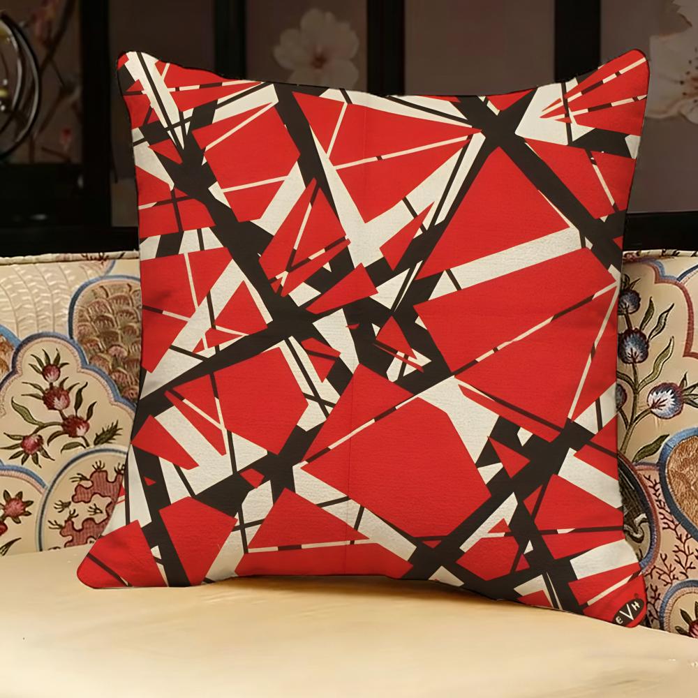 Van H-Halen Rock Band Pillow Case Pillowcase, Double-sided Printed, Sofa Cushion, Bedroom Headboard Pillow