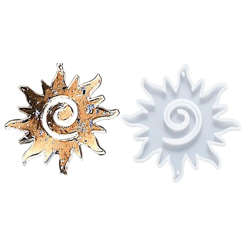 Silicone Charm Mold Butterfly Moon Sun Pendant Moulds Keychain Molds Jewelry Making Tool for Creative Crafting and Art