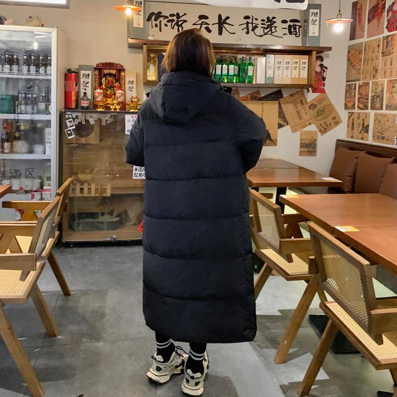Down Cotton-padded Jacket for Women 2025 Long Over-knee Korean Loose and Thick New Winter Casual Coat for Women