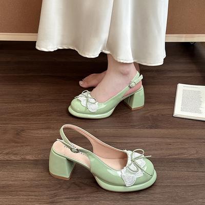 Koronkowe buty damskie nowe Mary Jane szpilki główka worka sandały