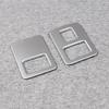 RUIQ Nissan New Serena C28 Series Dedicated Interior Rear Seat USB Socket Cover Frame Trim (Satin Silver)