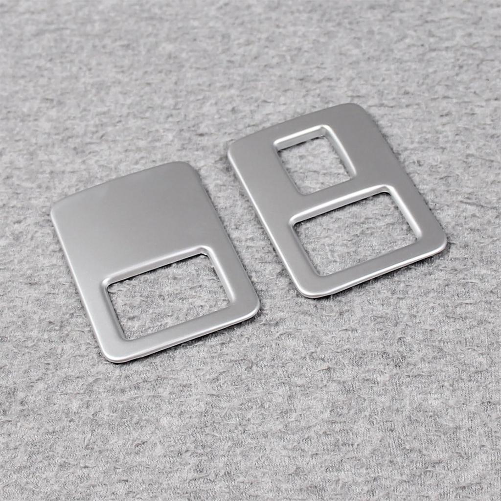 RUIQ Nissan New Serena C28 Series Dedicated Interior Rear Seat USB Socket Cover Frame Trim (Satin Silver)