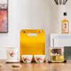 Bank Company Small Gift Set Suet Jade Porcelain Kung Fu Travel Tea Set